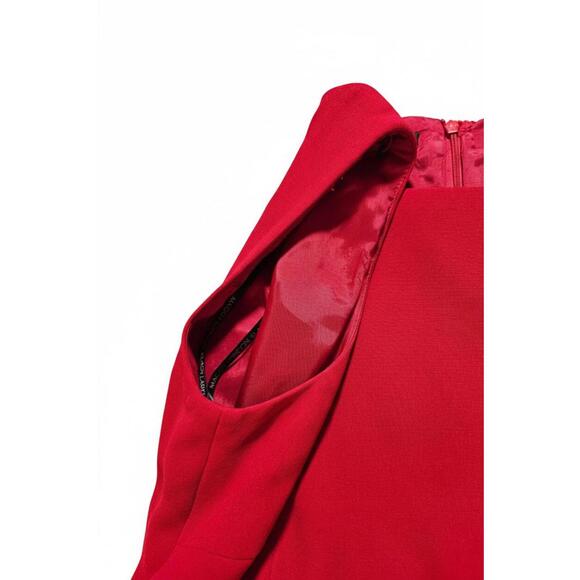 Rich Red Maggie London Black Label Sleeveless Sheath Dress Size 6 Good Condition - Picture 7 of 10